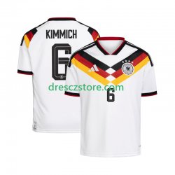 Německo Joshua Kimmich 6 Domácí Dres MS ve fotbale 2026 Krátký rukáv Muže Fotbalové Dresy