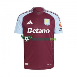 Aston Villa Domácí Dres 2024-2025 Krátký rukáv Muže Fotbalové Dresy