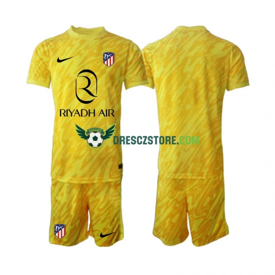 Atlético Madrid Brankářské Alternativní Dres 2024-2025 Krátký rukáv Děti Fotbalové Dresy