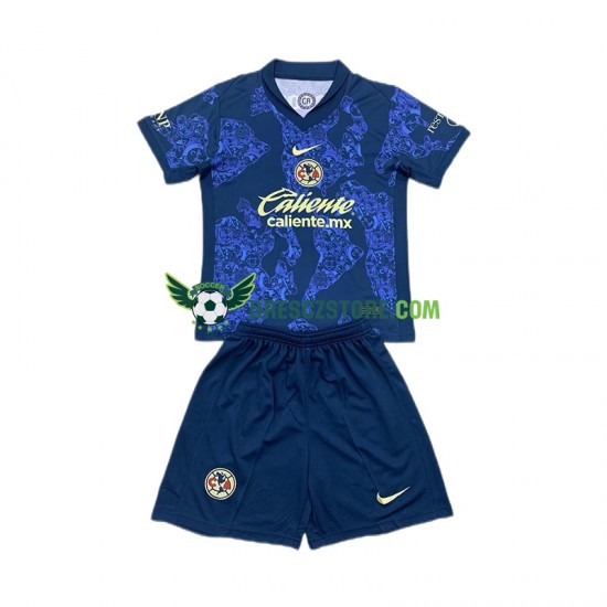 Club América Venkovní Dres 2024-2025 Krátký rukáv Děti Fotbalové Dresy