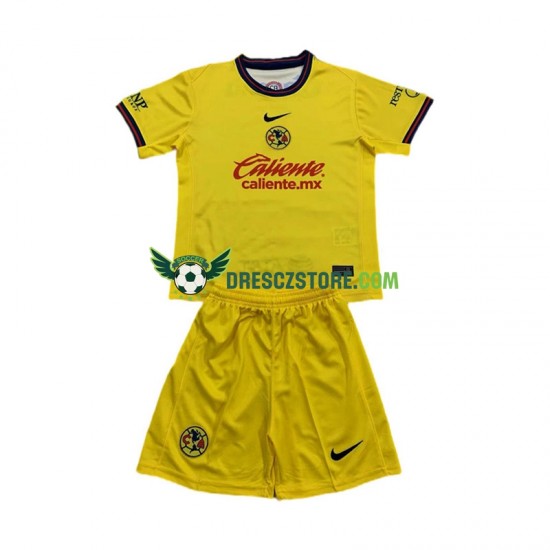 Club América Domácí Dres 2024-2025 Krátký rukáv Děti Fotbalové Dresy
