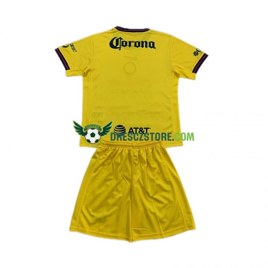 Club América Domácí Dres 2024-2025 Krátký rukáv Děti Fotbalové Dresy