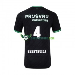Feyenoord Rotterdam Lutsharel Geertruida 4 Venkovní Dres 2024-2025 Krátký rukáv Muže Fotbalové Dresy