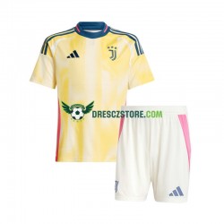 Juventus Venkovní Dres 2024-2025 Krátký rukáv Děti Fotbalové Dresy
