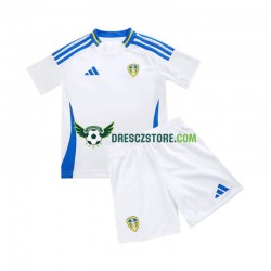 Leeds United Domácí Dres 2024-2025 Krátký rukáv Děti Fotbalové Dresy