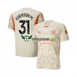 Manchester City Ederson M 31 Brankářské Alternativní Dres 2024-2025 Krátký rukáv Muže Fotbalové Dresy