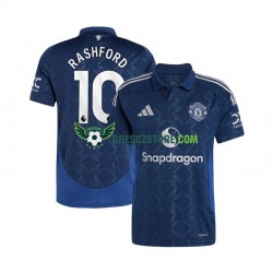 Manchester United Marcus Rashford 10 Venkovní Dres 2024-2025 Krátký rukáv Muže Fotbalové Dresy