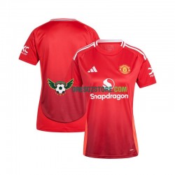 Manchester United Domácí Dres 2024-2025 Krátký rukáv Ženy Fotbalové Dresy