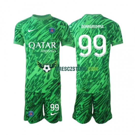 Paris Saint-Germain Gianluigi Donnarumma 99 Brankářské Venkovní Dres 2024-2025 Krátký rukáv Děti Fotbalové Dresy