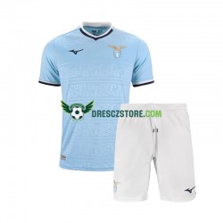 Lazio Řím Domácí Dres 2024-2025 Krátký rukáv Děti Fotbalové Dresy