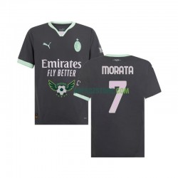 AC Milán Morata 7 Alternativní Dres 2024-2025 Krátký rukáv Muže Fotbalové Dresy
