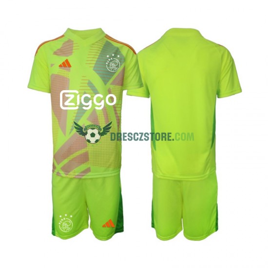 AFC Ajax Brankářské Alternativní Dres 2024-2025 Krátký rukáv Děti Fotbalové Dresy