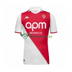 AS Monaco Domácí Dres 2024-2025 Krátký rukáv Muže Fotbalové Dresy