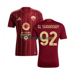 AS Řím Stephan El Shaarawy 92 Domácí Dres 2024-2025 Krátký rukáv Muže Fotbalové Dresy