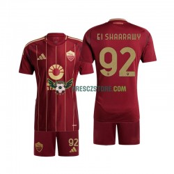 AS Řím Stephan El Shaarawy 92 Domácí Dres 2024-2025 Krátký rukáv Děti Fotbalové Dresy