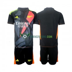 Arsenal Brankářské Alternativní Dres 2024-2025 Krátký rukáv Děti Fotbalové Dresy