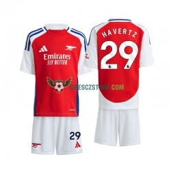Arsenal Havertz 29 Domácí Dres 2024-2025 Krátký rukáv Děti Fotbalové Dresy