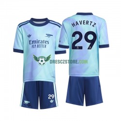 Arsenal Havertz 29 Alternativní Dres 2024-2025 Krátký rukáv Děti Fotbalové Dresy