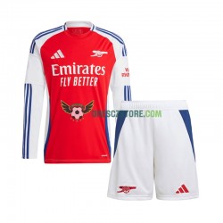 Arsenal Domácí Dres 2024-2025 Dlouhý rukáv Děti Fotbalové Dresy