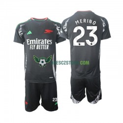 Arsenal Merino 23 Venkovní Dres 2024-2025 Krátký rukáv Děti Fotbalové Dresy