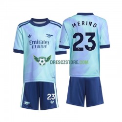 Arsenal Merino 23 Alternativní Dres 2024-2025 Krátký rukáv Děti Fotbalové Dresy