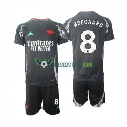 Arsenal Odegaard 8 Venkovní Dres 2024-2025 Krátký rukáv Děti Fotbalové Dresy