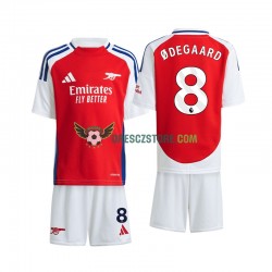 Arsenal Odegaard 8 Domácí Dres 2024-2025 Krátký rukáv Děti Fotbalové Dresy