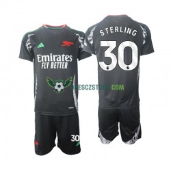 Arsenal Sterling 30 Venkovní Dres 2024-2025 Krátký rukáv Děti Fotbalové Dresy