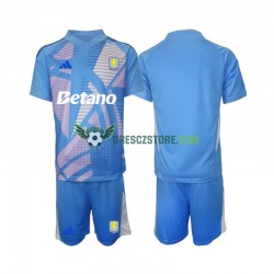 Aston Villa Brankářské Alternativní Dres 2024-2025 Krátký rukáv Děti Fotbalové Dresy