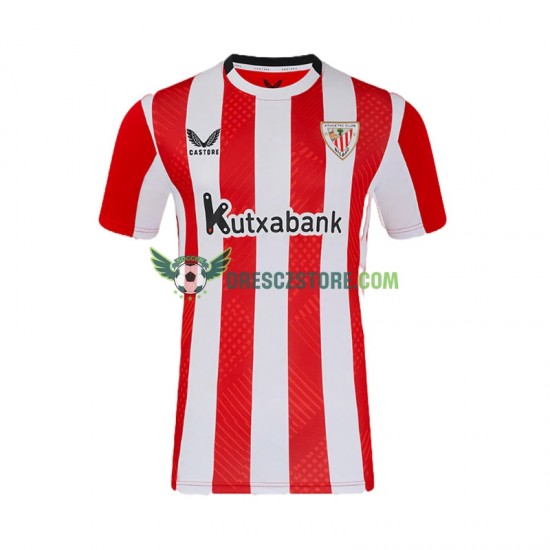 Athletic Bilbao Domácí Dres 2024-2025 Krátký rukáv Muže Fotbalové Dresy