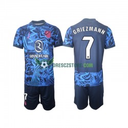 Atlético Madrid Griezmann 7 Alternativní Dres 2024-2025 Krátký rukáv Děti Fotbalové Dresy
