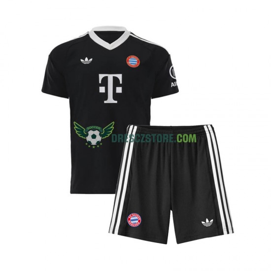 FC Bayern Mnichov Brankářské Alternativní Dres 2024-2025 Krátký rukáv Děti Fotbalové Dresy
