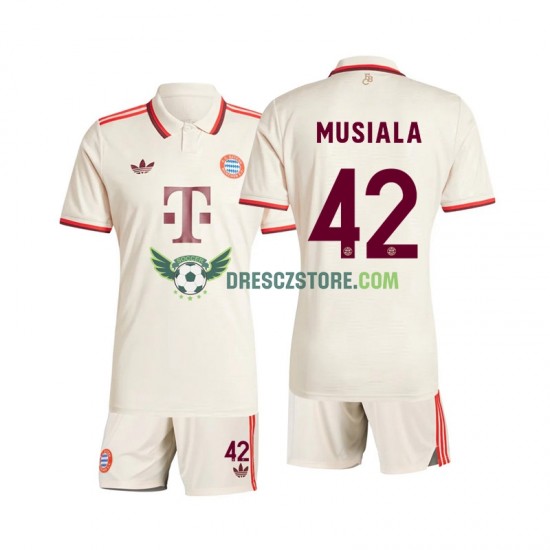 FC Bayern Mnichov Musiala 42 Alternativní Dres 2024-2025 Krátký rukáv Děti Fotbalové Dresy