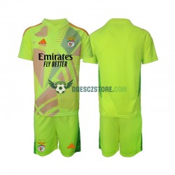 Benfica Brankářské Domácí Dres 2024-2025 Krátký rukáv Děti Fotbalové Dresy