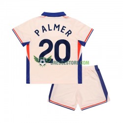 Chelsea Cole Palmer 20 Venkovní Dres 2024-2025 Krátký rukáv Děti Fotbalové Dresy