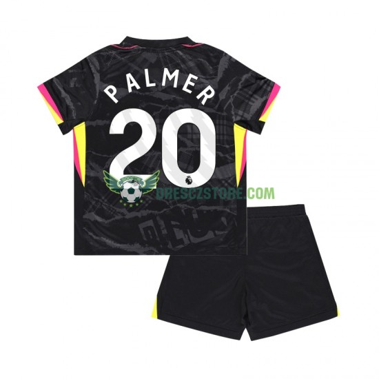 Chelsea Cole Palmer 20 Alternativní Dres 2024-2025 Krátký rukáv Děti Fotbalové Dresy