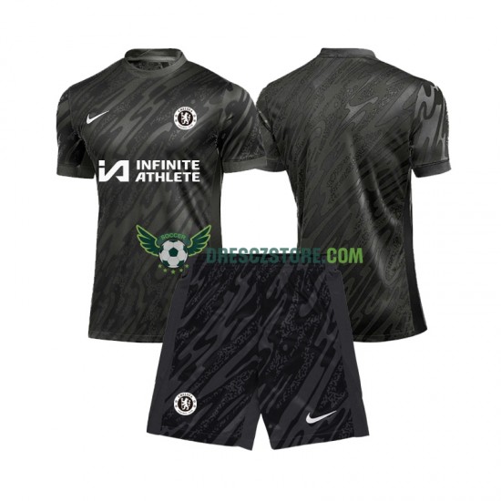 Chelsea Brankářské Venkovní Dres 2024-2025 Krátký rukáv Děti Fotbalové Dresy