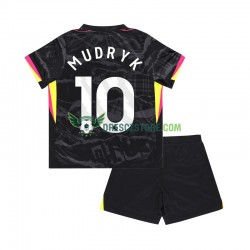 Chelsea Mychajlo Mudryk 10 Alternativní Dres 2024-2025 Krátký rukáv Děti Fotbalové Dresy