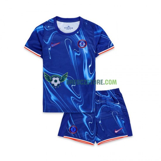 Chelsea Noni Madueke 11 Domácí Dres 2024-2025 Krátký rukáv Děti Fotbalové Dresy