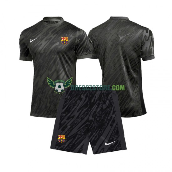 FC Barcelona Brankářské Alternativní Dres 2024-2025 Krátký rukáv Děti Fotbalové Dresy