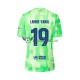 FC Barcelona LAMINE YAMAL 19 UCL Font Alternativní Dres 2024-2025 Krátký rukáv Muže Fotbalové Dresy
