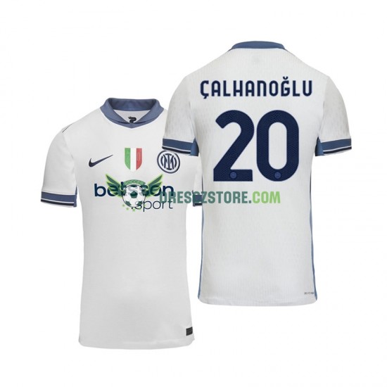 Inter Milán Hakan Calhanoglu 20 Venkovní Dres 2024-2025 Krátký rukáv Muže Fotbalové Dresy