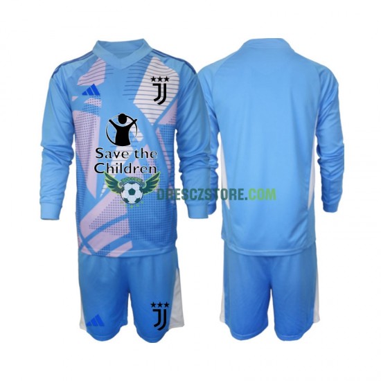 Juventus Brankářské Domácí Dres 2024-2025 Dlouhý rukáv Děti Fotbalové Dresy