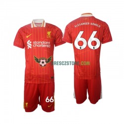 Liverpool Alexander-Arnold 66 Domácí Dres 2024-2025 Krátký rukáv Děti Fotbalové Dresy