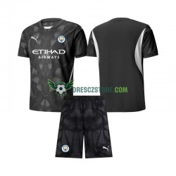 Manchester City Brankářské Čtvrtý Dres 2024-2025 Krátký rukáv Děti Fotbalové Dresy