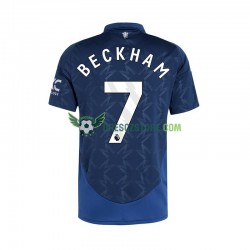 Manchester United Beckham 7 Venkovní Dres 2024-2025 Krátký rukáv Muže Fotbalové Dresy