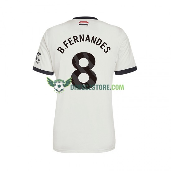 Manchester United Bruno Fernandes 8 Alternativní Dres 2024-2025 Krátký rukáv Muže Fotbalové Dresy
