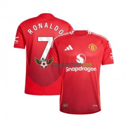 Manchester United Cristiano Ronaldo 7 Domácí Dres 2024-2025 Krátký rukáv Muže Fotbalové Dresy