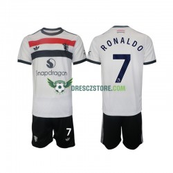 Manchester United Cristiano Ronaldo 7 Alternativní Dres 2024-2025 Krátký rukáv Děti Fotbalové Dresy