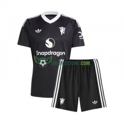 Manchester United Brankářské Alternativní Dres 2024-2025 Krátký rukáv Děti Fotbalové Dresy